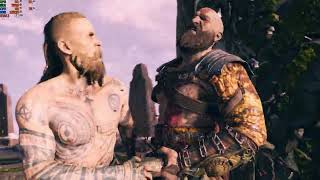 Fight on a Dragon Baldur Vs Kratos Full Boss Fight || God of War