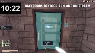 Doors but I speedrun backdoors + hotel + a-1000 + floor 2  LIVE 🔴