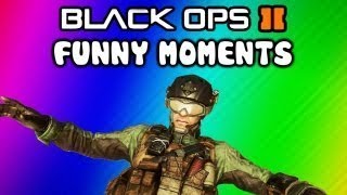 Black Ops 2 Funny Moments - Flying Body Glitch, Xbox One Reveal, Bomb Attack, Killcam (Funtage)