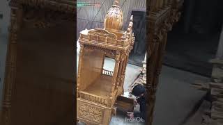 Wood carving Temple  #woodencarving #explore #woodworking #woodstyle  #furnituredesign  #woodcurving