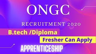 ONGC Recuitment 2020-21 | ONGC Vacancy 2020-21 | ONGC Apprentice 2020-21 | OMPL Apprentice 2020-21