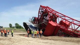 Incredible World Largest Load Crane  Idiots Crane Operation Skill  Fails Heavy Equipment Machines