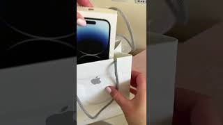 UNBOXING iPhone 14 Pro Silver #shorts #iphone14pro