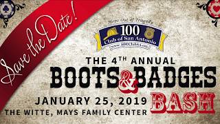 4th Annual BOOTS & BADGES CASINO BASH 2019 at Witte Museum Mays Family Center (NEW VENUE)