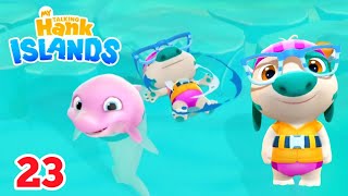 Water Adventures with Cute Dolphin & Hank! My Talking Hank Islands Gameplay Walkthrough - Part 23