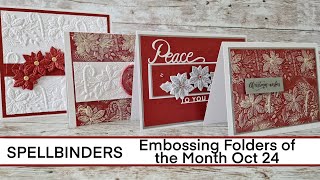 SPELLBINDERS EMBOSSING FOLDERS of the MONTH OCT'24