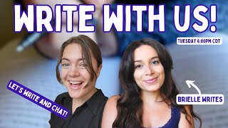 Live Writing Sprints with @briellewrites!