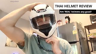 Are helmets made in Thailand worth the money? ‘REAL’ brand helmet review 🛵🛣️🤔