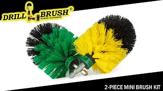 Bathroom and Kitchen Cleaning Brushes from DRILLBRUSH POWER SCRUBBER. Clean sinks, tub, and shower.