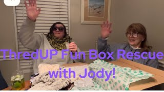 ThredUP Funbox Rescue Unboxing- Surfside Beach Shenanigans with Jody!!❤️❤️❤️