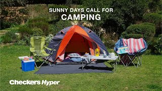 Sunny Days Call for Camping – Promotion Now On | Checkers Hyper