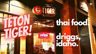 🇺🇸EAT THIS! Teton Tiger - Thai Restaurant - Driggs, Idaho (Jackson Hole Area)