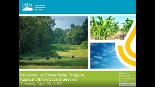 Conservation Stewardship Program (CSP) Applicant Informational Meeting