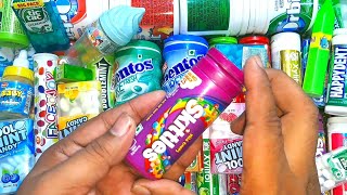 Skittles gems vs Mentos pure freshgum unboxing #ytshorts #youtubeshorts #viralvideo #shortvideo