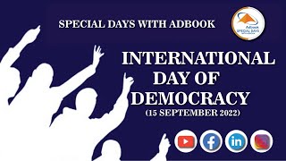 INTERNATIONAL DAY OF DEMOCRACY 15 SEPTEMBER ADBOOK 2022