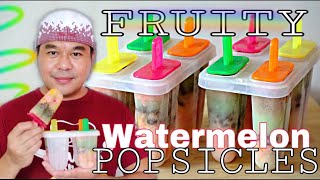 Fruity Watermelon Popsicles By Chef Richmond  ASMR