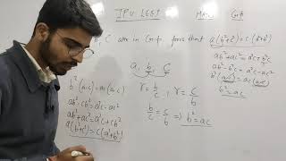 IPU LEET | ipu leet maths | G.P maths