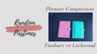 Planner Comparison: Finsbury vs Lockwood