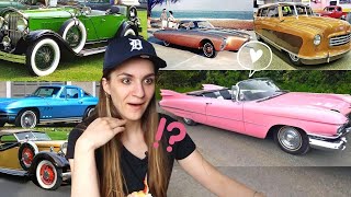 The Best Vintage Cars! I want that PINK CADILLAC 😍