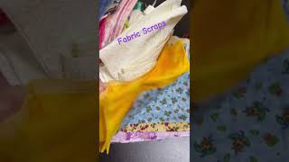 Fabric Scraps #fabric #fabricscraps #diy #shorts #upcomingproject #tutorial #fabrics #sewingideas