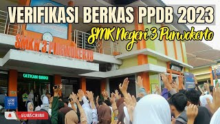 Harap Antre! Verifikasi Berkas PPDB 2023 di SMK Negeri 3 Purwokerto