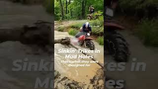 Rare footage of me on a Honda ATC in a mud hole - Trike Fest 2019 #honda #mud #rare