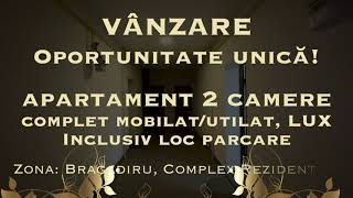 Vanzare apartament 2 camere, complet mobilatutilat, LUX, loc parcare, Bragadiru