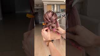 Быстрый и красивый нижний пучок 🩷 #hairtutorial #hairstyles #ulyananik #hairstyle #hair #hairdo