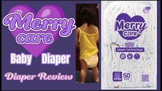 Merrycare diaper review | 50pcs diaper | murang diaper #Merrycare #babydiaper #MarleneGabriel