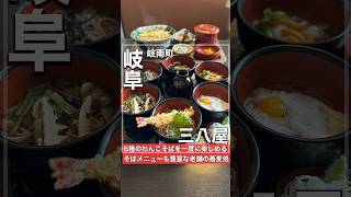 【岐阜】6種の味が一度に楽しめるわんこそば