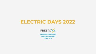 Electric Days 2022: la rete di ricarica Free To X