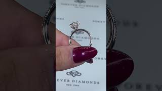 Marquise Diamond 1 Row Platinum Engagement Ring - "Madison"