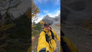 Larch Valley Trail Run #banff #mountains #canadianlake #hiking