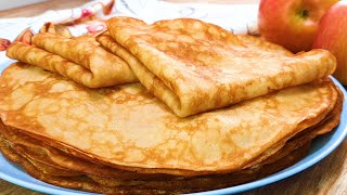 Ароматные ЯБЛОЧНЫЕ блинчики! Fragrant APPLE pancakes!