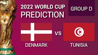 ⚽️WORLD CUP 2022(Group D) Denmark vs Tunisia PREDICTION, Qatar Simulation Eriksen Bronn