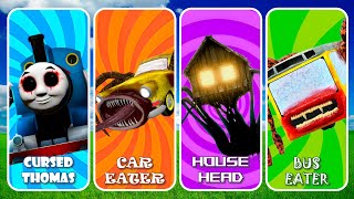 MONSTER BATTLE ⚔️ Spider Thomas & Car Eater & House Head & BUS Eater - Who is the BEST?