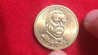 US 2012 Dollar Coin - Presidential Dollars -  Grover Cleveland US