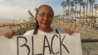 A Protestor Demanding a Townhall from Rep. Dana Rohrabacher Expresses Her View