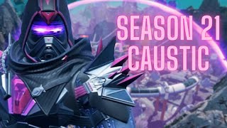 Caustic in season 21 of Apex!