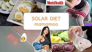 🥩 tried MAMAMOO SOLAR DIET for ABS || fitness magazine cover (mens health Korea) 마마무 솔라 다이어트