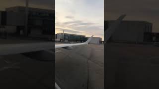 Pushback Embraer 190 AirFrance HOP! (Cabin view) Lyon Saint Exupery (LFLL)