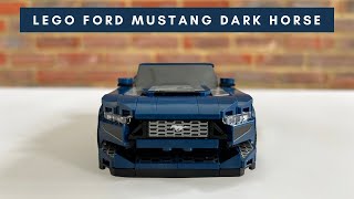 The LEGO Speed Champions Ford Mustang Dark Horse 76920