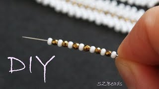 WOW 😍 ELEGANT AND BEAUTIFUL😍 How to make a beaded bracelet