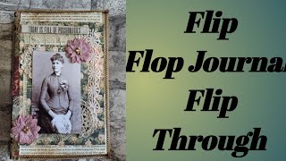 Flip Through Of My Flip Flop Journal/ Vintage Themed