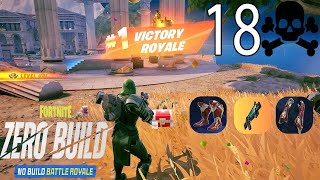 18 Elimination Solo Vs solo "Zero Build" Gameplay (Fortnite chapter 5 season 4) Mouse and keyboard