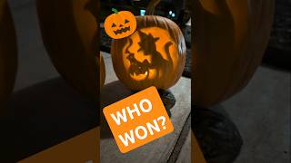 Pumpkin contest! Who won? #pumpkin #halloween #spooky #viralshorts #viral #humor #shortvideo #humor