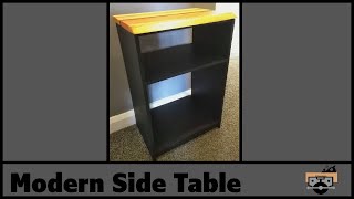 Modern Live Edge Side Table!