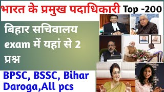 वर्तमान में कौन क्या है-2022   Vartaman me kon kya hai #upsc #bssc #bihar #bpsc