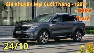 ✅Giá Khuyến Mại Kia Sorento Cuối Tháng 10 | Chi Tiết Giá Giảm, Trả Góp, Lăn Bánh Mới | Xegiatot24h