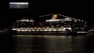 COSTA MAGICA DEPARTURE FROM HERACLION PORT.